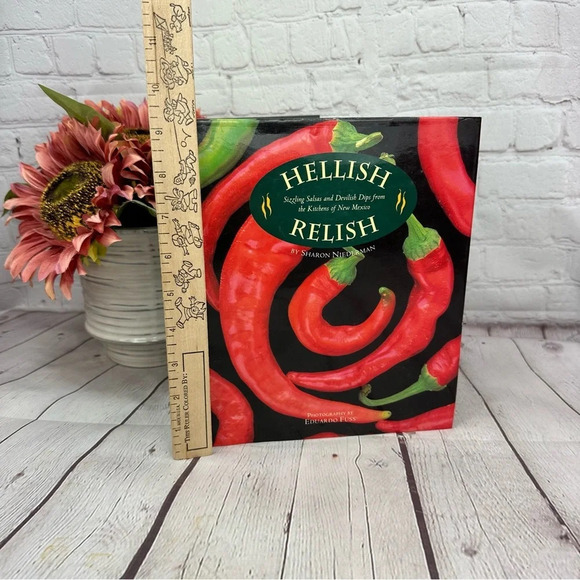 vintage hellish relish cookbook 1994 salsas and dips from new mexico southwest - Picture 2 of 9